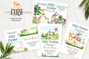 Watercolor Farm Animals, an Object Graphic by Ana-Sakuta (Thumbnail 9 of 20)