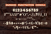 Red Rock A Bold Rugged Display Font, a Handwritten Font by Artolabs (Thumbnail 9 of 9)