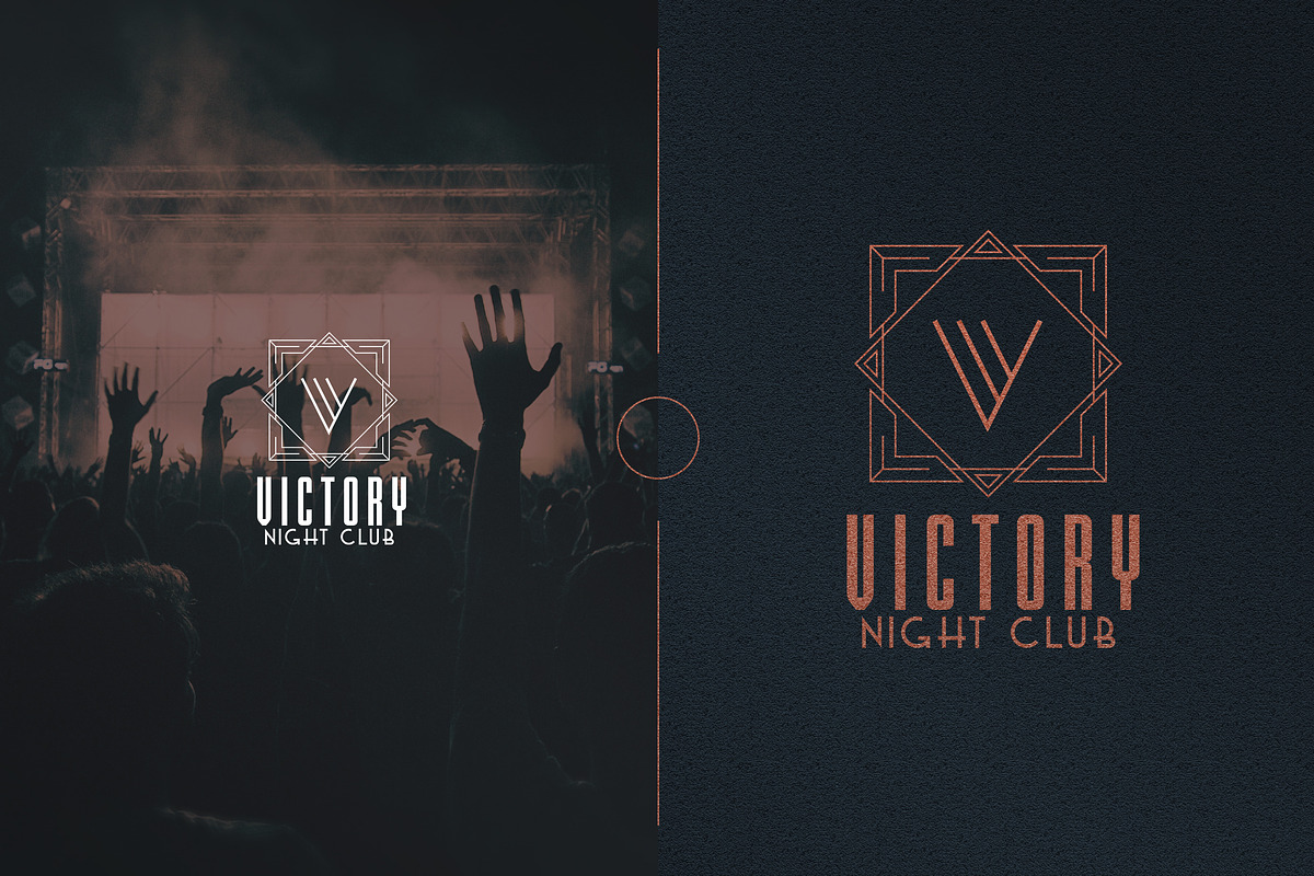 Art Deco A-Z Logo Templates, a Branding & Logo Template by VP Fonts (Photo 23 of 29)
