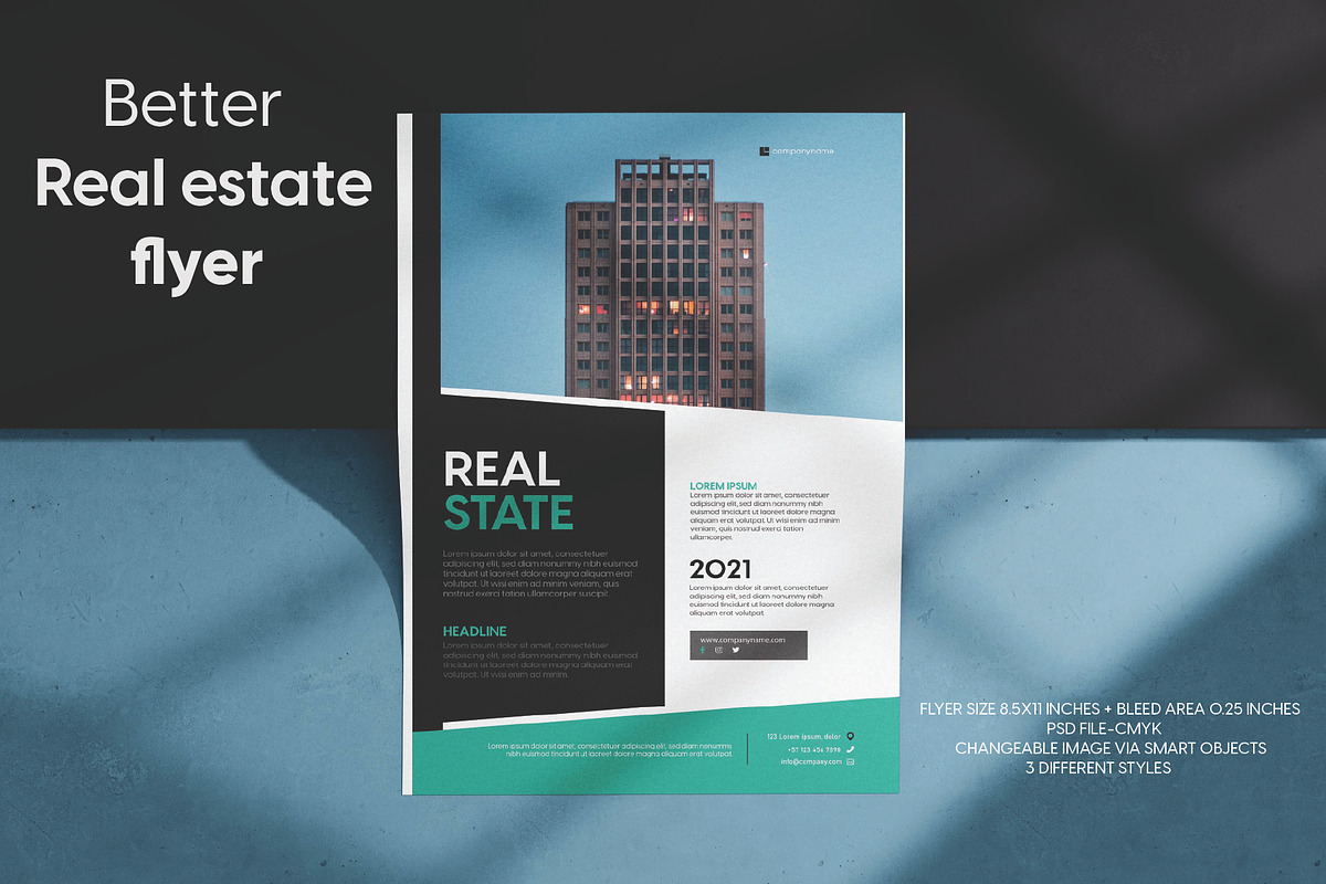 real estate sale flyer template, a Flyer Template by Workhu (Photo 1 of 4)