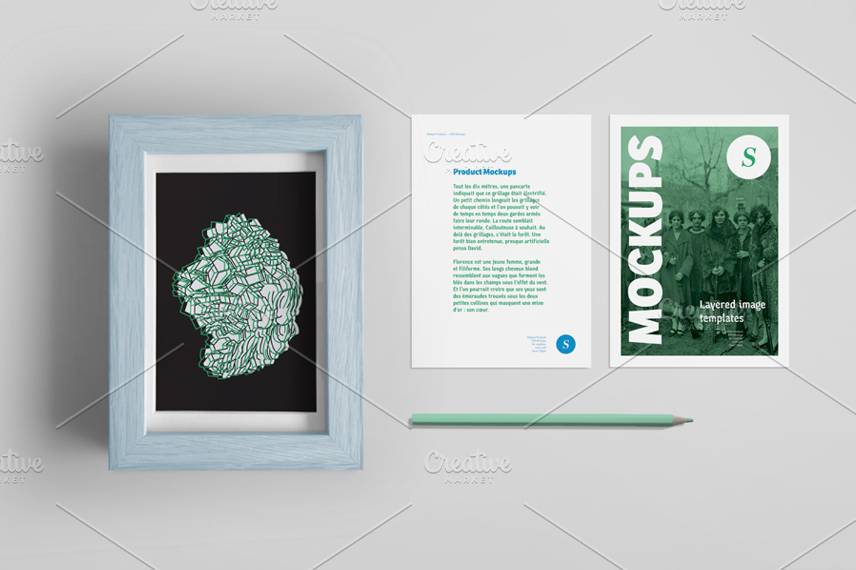 Flyer mockups set [A6], a Print Template by Formelier (Photo 5 of 5)