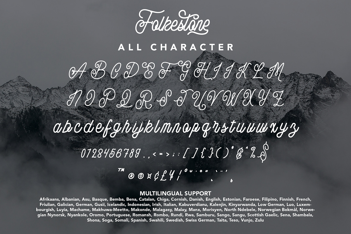 Folkestone - Modern Vintage Script, a Script Font by Arendxstudio (Photo 9 of 10)