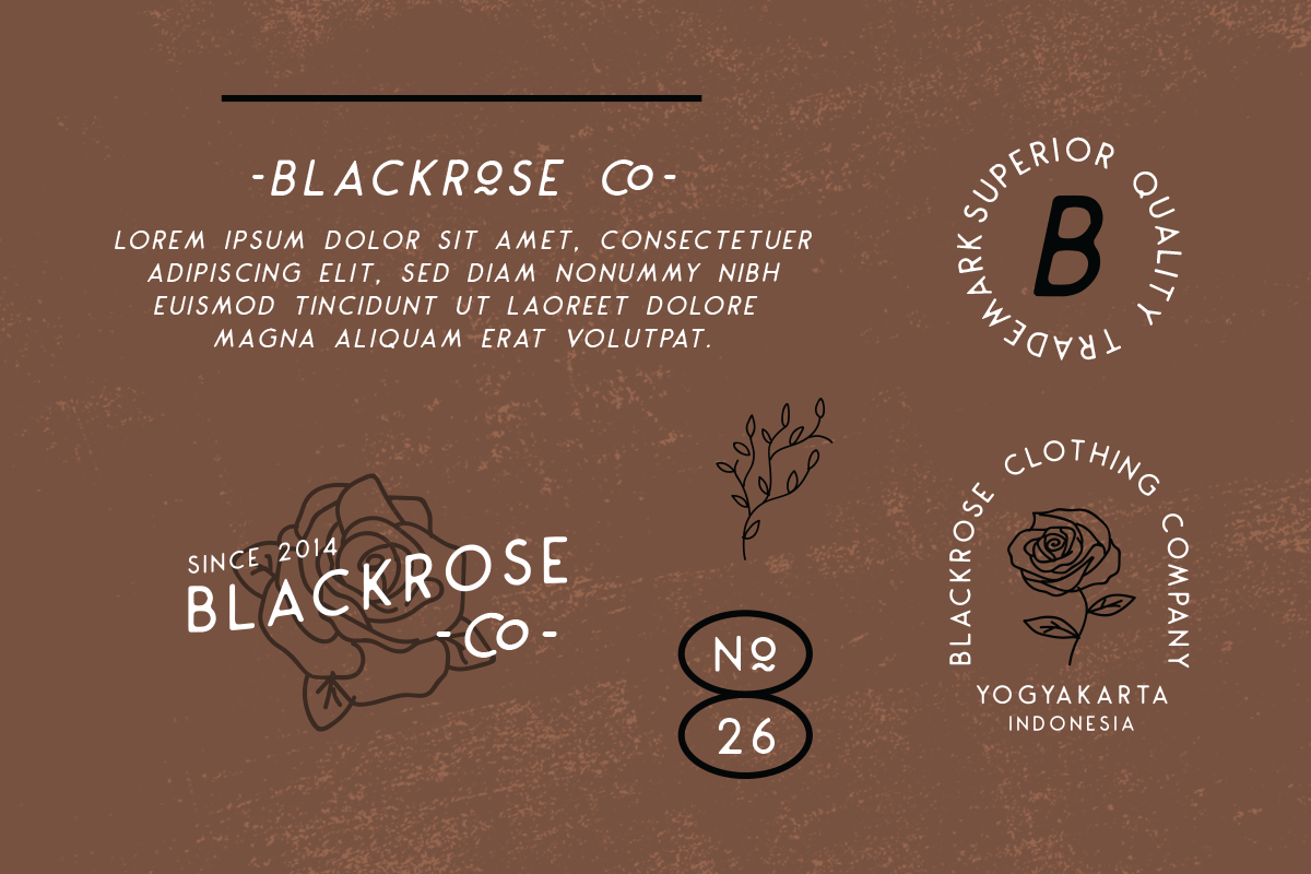 Montharo Typeface + Extras preview 7