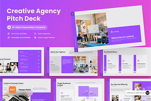 Lumina-Creative Agency Presentation, a Presentation Template by SLAB! Design