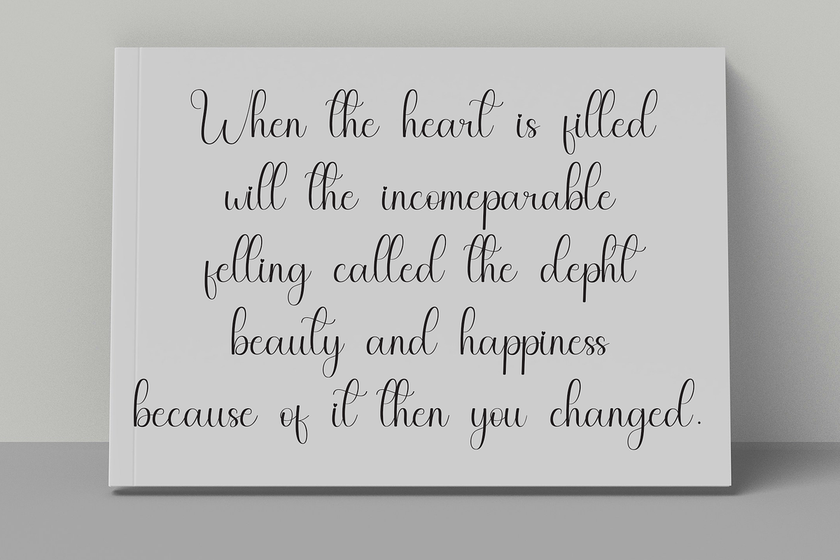 Amellia Carlotte, a Handwritten Font by FreshTypeINK (Photo 3 of 8)