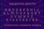 NeoSynth | Vaporwave Font Styles, a Serif Font by Kandella's Art (Thumbnail 5 of 11)