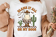 Cowboy ghost with lasso, a Seasonal Illustration by CrexoraLab (Thumbnail 3 of 4)