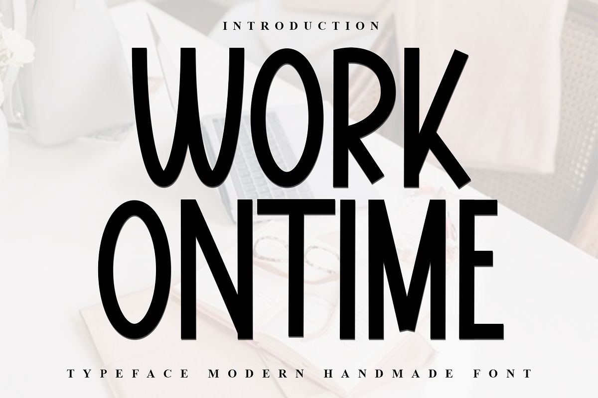 work Ontime, a Script Font by InermediaSTUDIO (Photo 1 of 8)