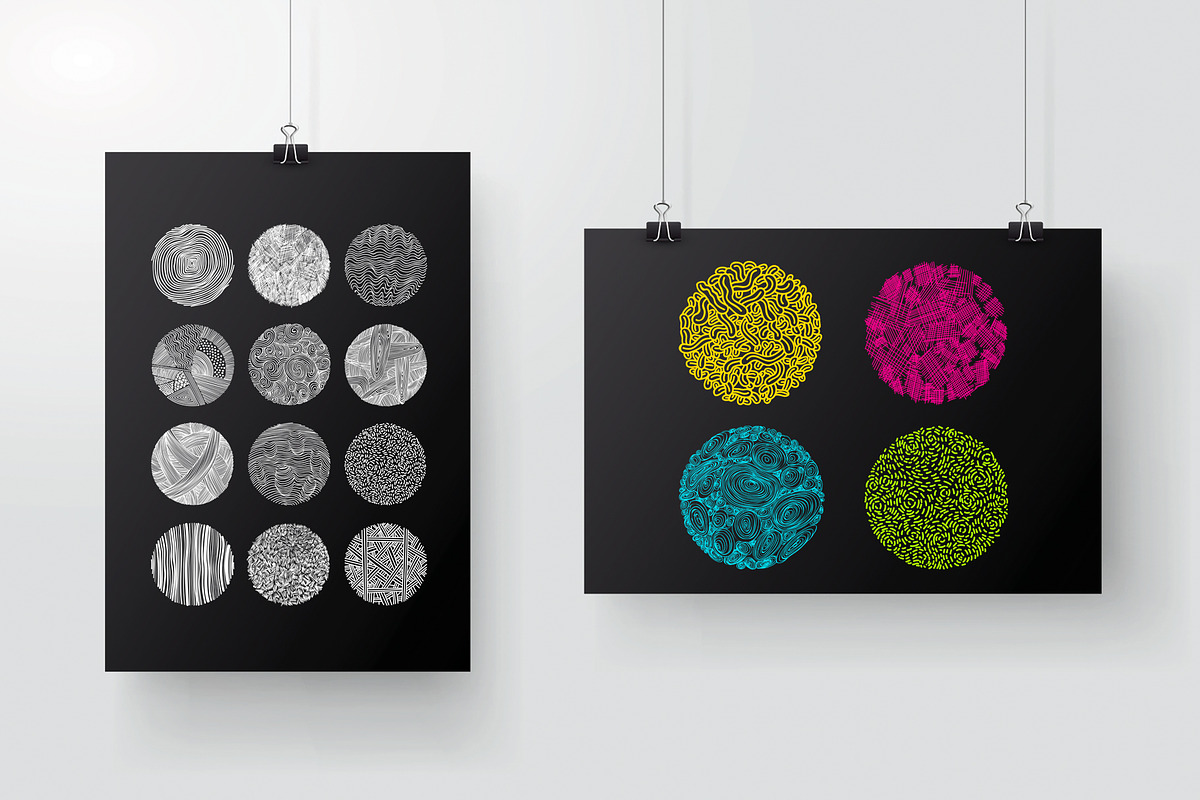 Нand drawn vector patterns, a Pattern Graphic by Vector photo shop (Photo 3 of 3)