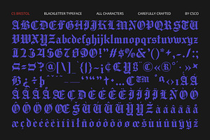 CS Bristol Blackletter Font