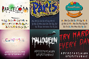 Big Bundle Alphabet & Numbers, a Symbol Font by PREMIUMVECTOR (Thumbnail 9 of 12)