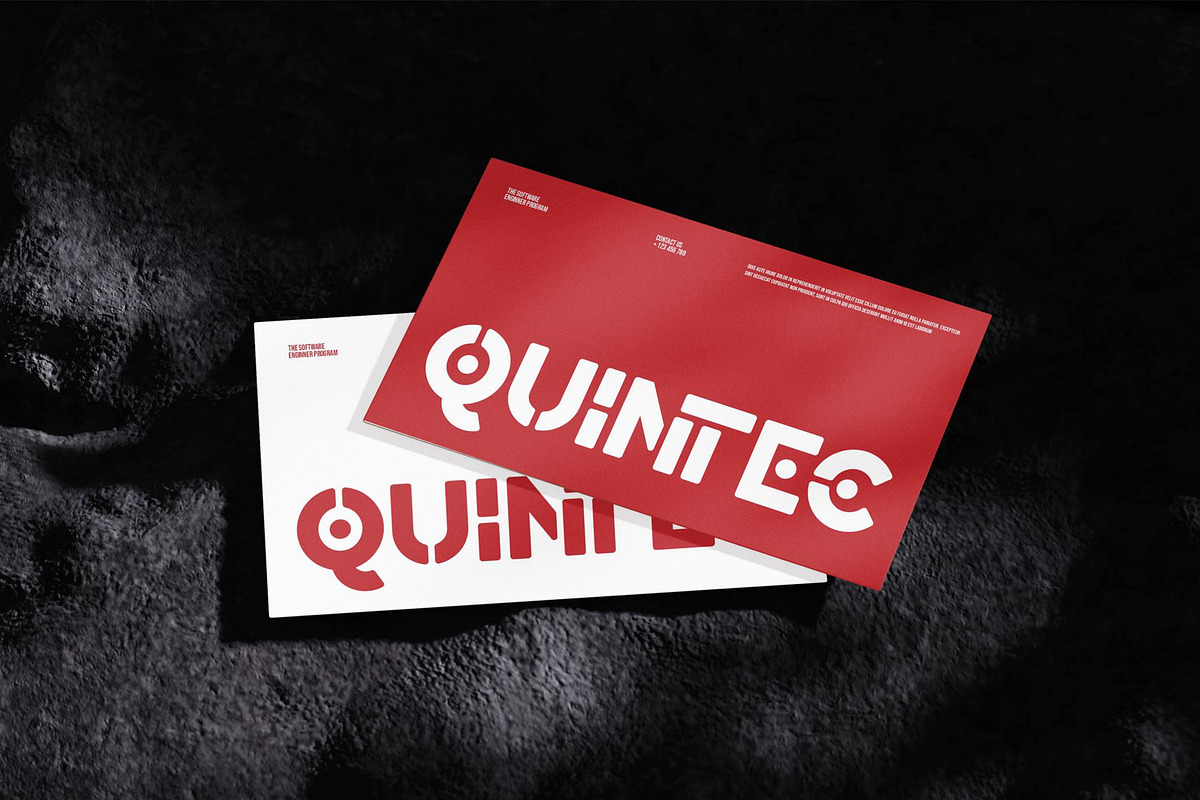 Vostra || Futuristic Sans Serif Font, a Sans Serif Font by Ermedia Studio (Photo 3 of 10)