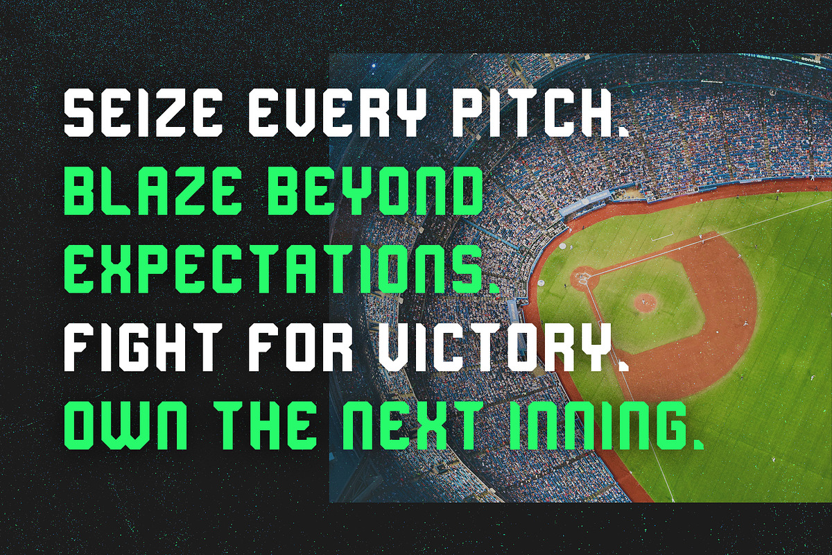 PROSPECT – Bold Sports Display Font, a Sans Serif Font by BfredDesign (Photo 2 of 4)