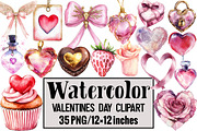 Valentines Day Clipart, an Illustration by Design Market (Thumbnail 1 of 3)