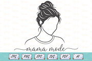 Mama Mode Mom Life Shirt Design svg, a Person Illustration by Ghagra (Thumbnail 1 of 7)