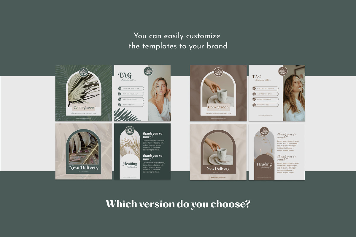 Instagram Posts & Stories Templates, a Social Media Template by Studio DigiCraft (Photo 5 of 7)