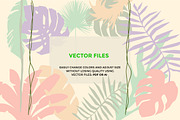 TROPICAL FOREST JUNGLE LEAVES, an Illustration by All This Concept (Thumbnail 3 of 10)