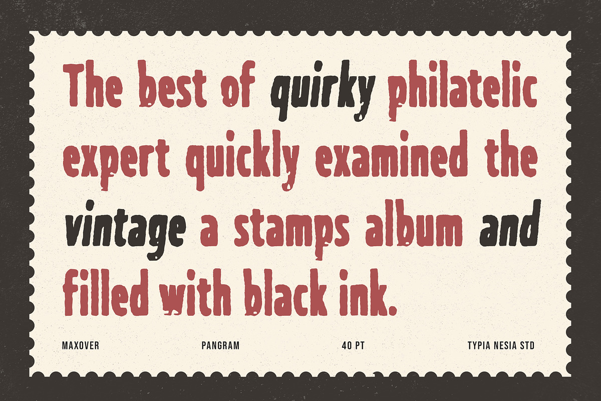 Maxover - Hand Drawn Vintage Font, a Handwritten Font by Typia Nesia (Photo 11 of 11)