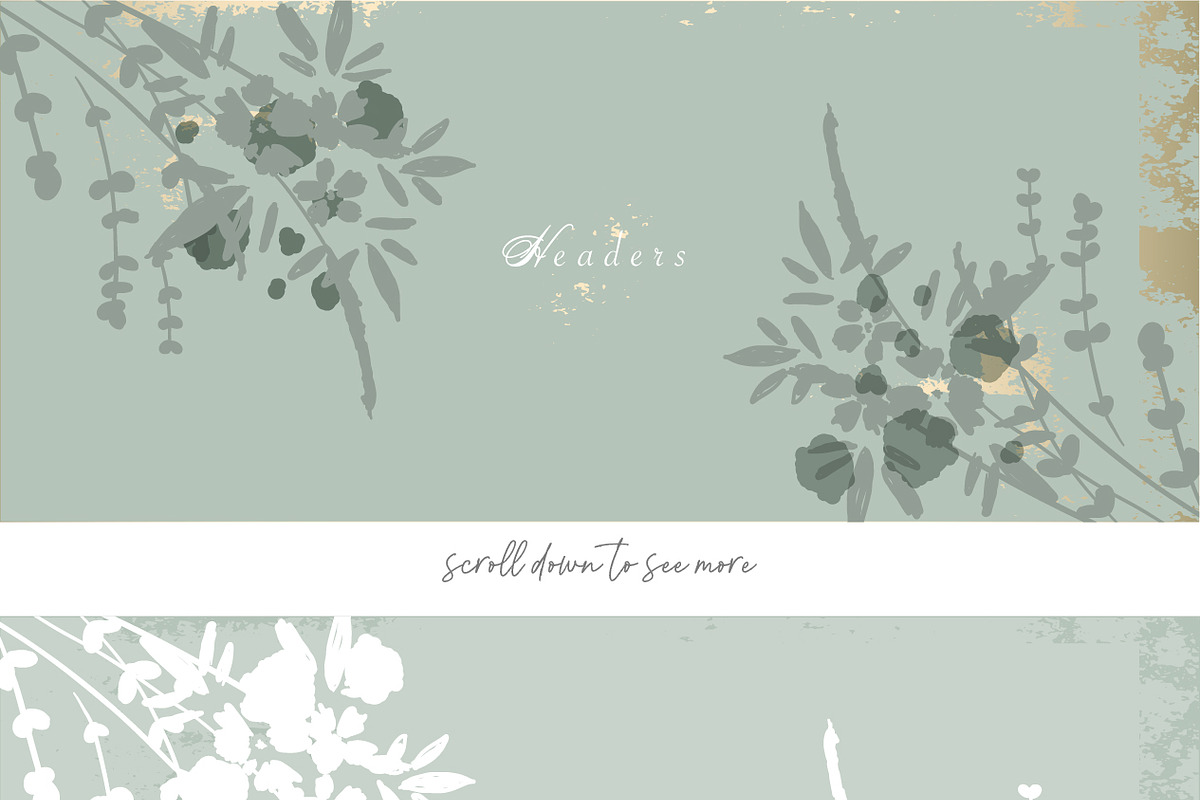 Rustic Botanical Collection, a Texture Graphic by Anna Sokol