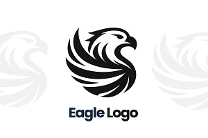 Black Eagle Modern Vector Logo, a Branding & Logo Template by diaupplestudio