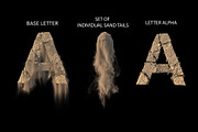 PSD Sand 3D Letters, an Object Graphic by GK Creative (Thumbnail 7 of 11)