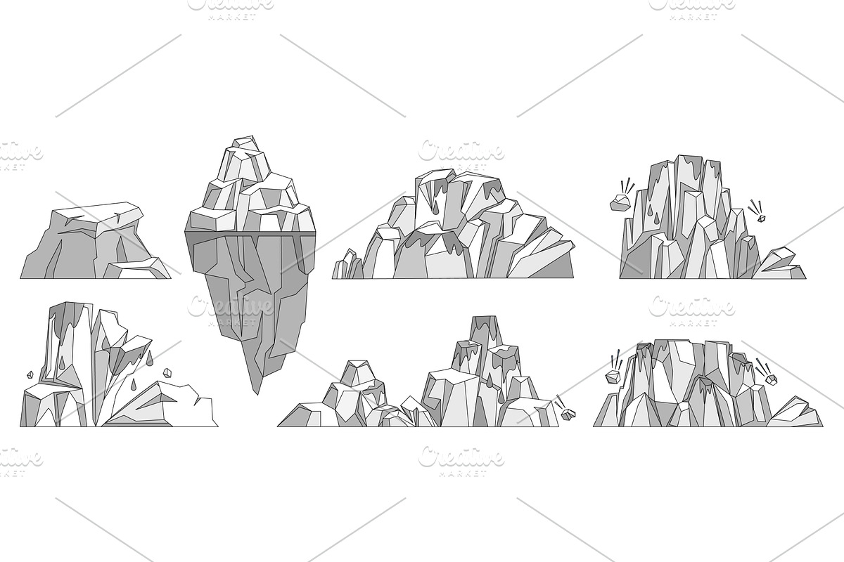 Glaciers. Glaciers metaphorically, an Animal Illustration by robuart