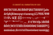 CS Salient – Blackletter Font, a Blackletter Font by Craft Supply Co. (Thumbnail 8 of 8)