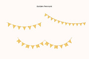 Bunting flags vector collection, an Object Graphic by ElenaPlatovaArt (Thumbnail 7 of 10)