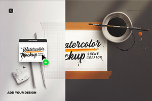 Watercolor Workspace Scene Creator