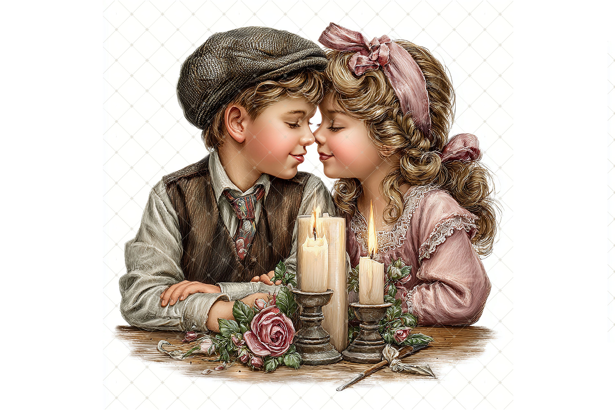 Couple in Love Clipart JPG, a Person Illustration by Memories By Lea (Photo 9 of 19)