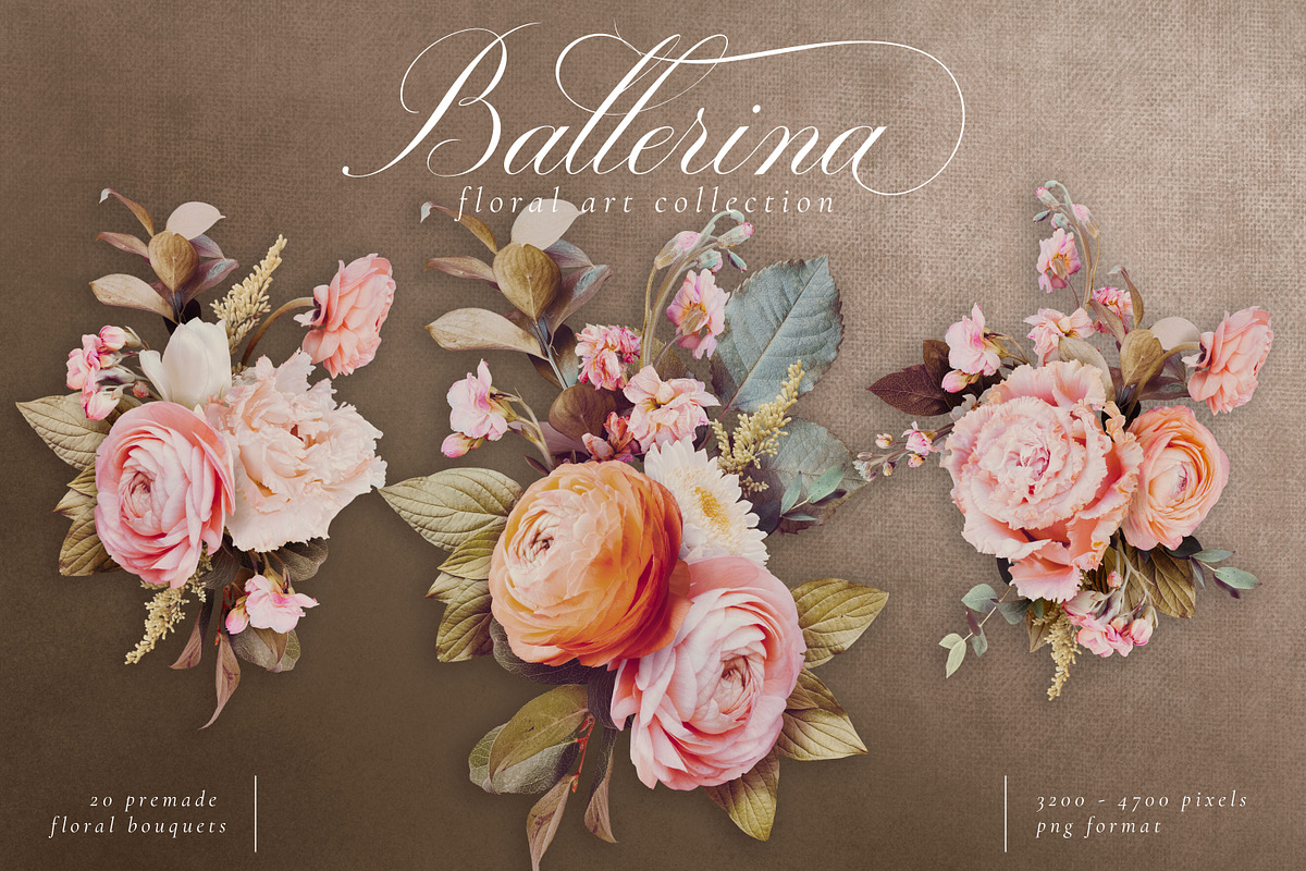 Ballerina Floral Art Collection, an Object Graphic by Eclectic Anthology (Photo 2 of 17)