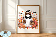 Chic Leopard Print Ghost PNG, a Seasonal Illustration by Daily.Designs (Thumbnail 5 of 5)