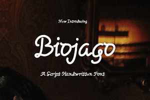 Biojago - Script Handwritten Font