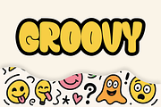 Funny Onedur - Groovy Font, a Sans Serif Font by QR Design Studio (Thumbnail 2 of 6)