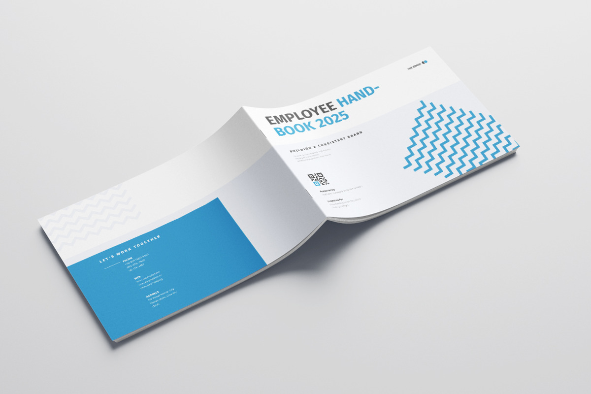 HR Employee Handbook Landscape, a Brochure Template by Pixelpick (Photo 9 of 9)