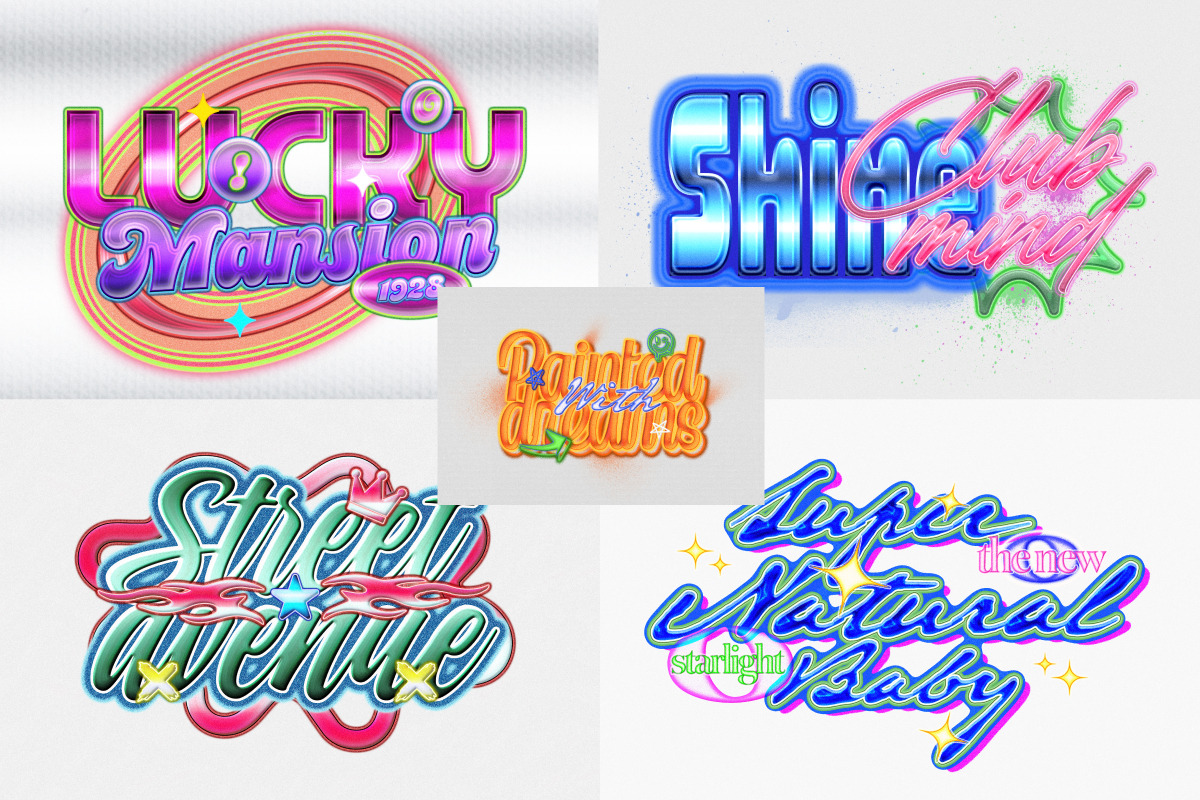Airbrush Gradient Text Effect, a Layer Style Add-On by Matsero (Photo 3 of 4)