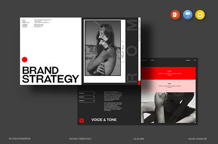 Rom Brand Strategy Presentation, a Presentation Template by CreativexGenius
