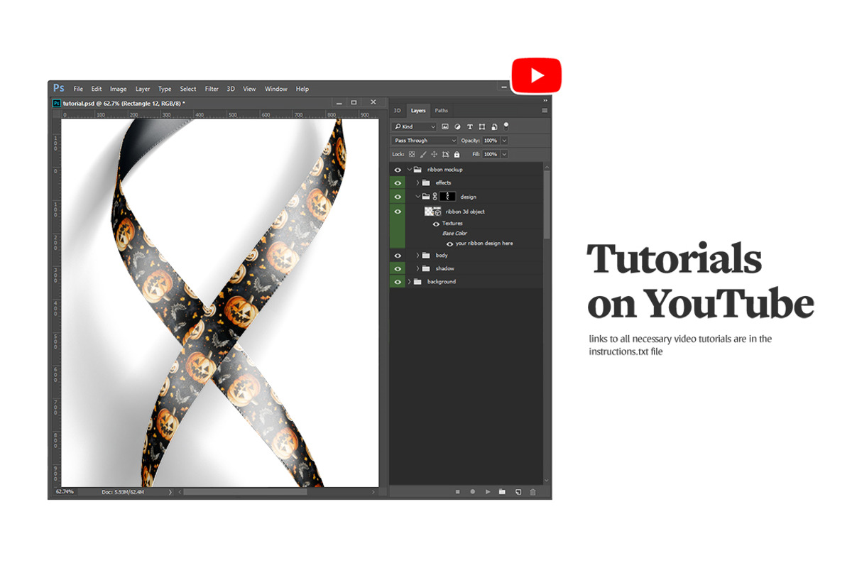 Ribbon Mockups Bundle, a Packaging Mockup by rebrandy (Photo 12 of 15)