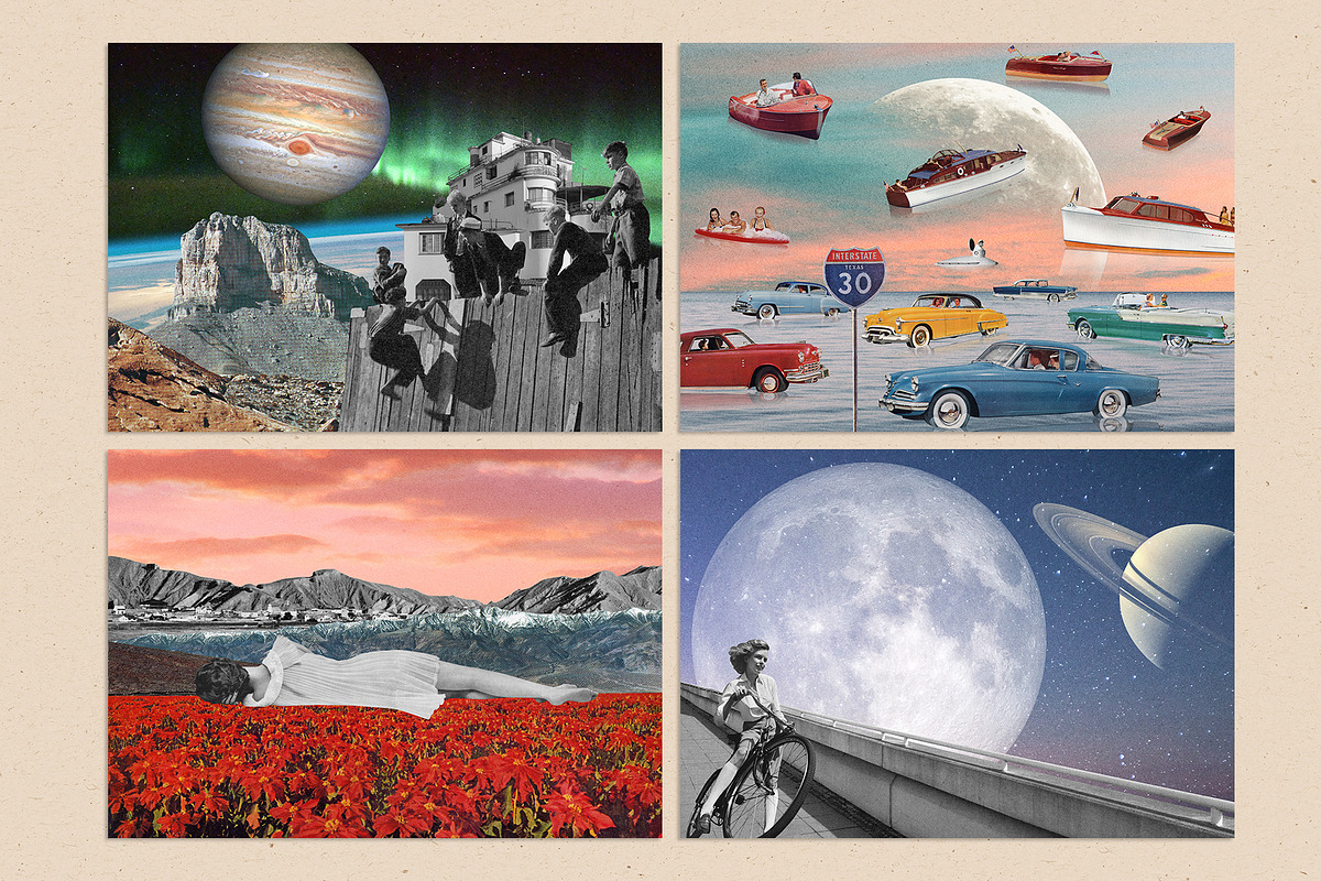 Vintage Collage Creator 1170+ Assets, an Object Graphic by Veris Studio (Photo 40 of 56)