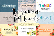 Summer Font Bundle, a Handwritten Font by Beck McCormick (Thumbnail 1 of 11)