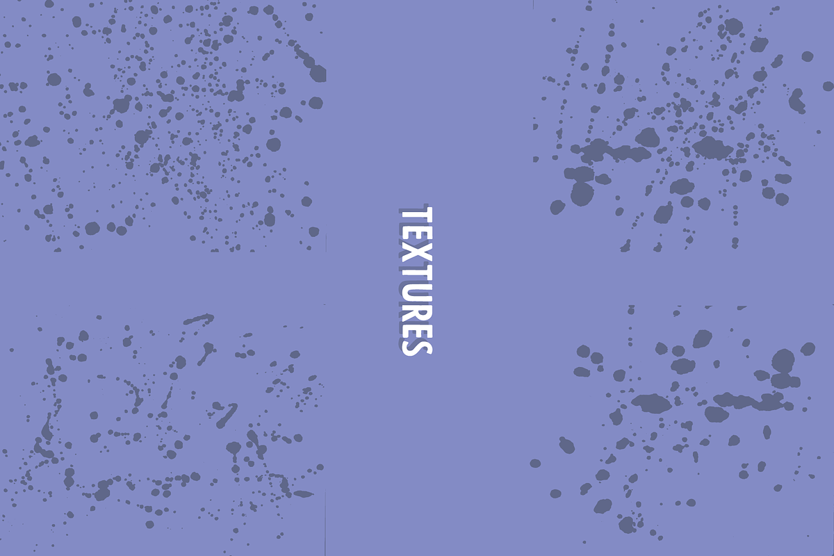 14 Splatter Textures | Vector & JPEG, a Texture Graphic by Linepup Design Co. (Photo 4 of 5)