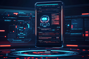 Innovative AI chatbot software displ, a Photo by Iftikhar Alam
