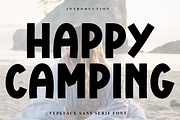 Happy Camping, a Script Font by InermediaSTUDIO (Thumbnail 1 of 8)