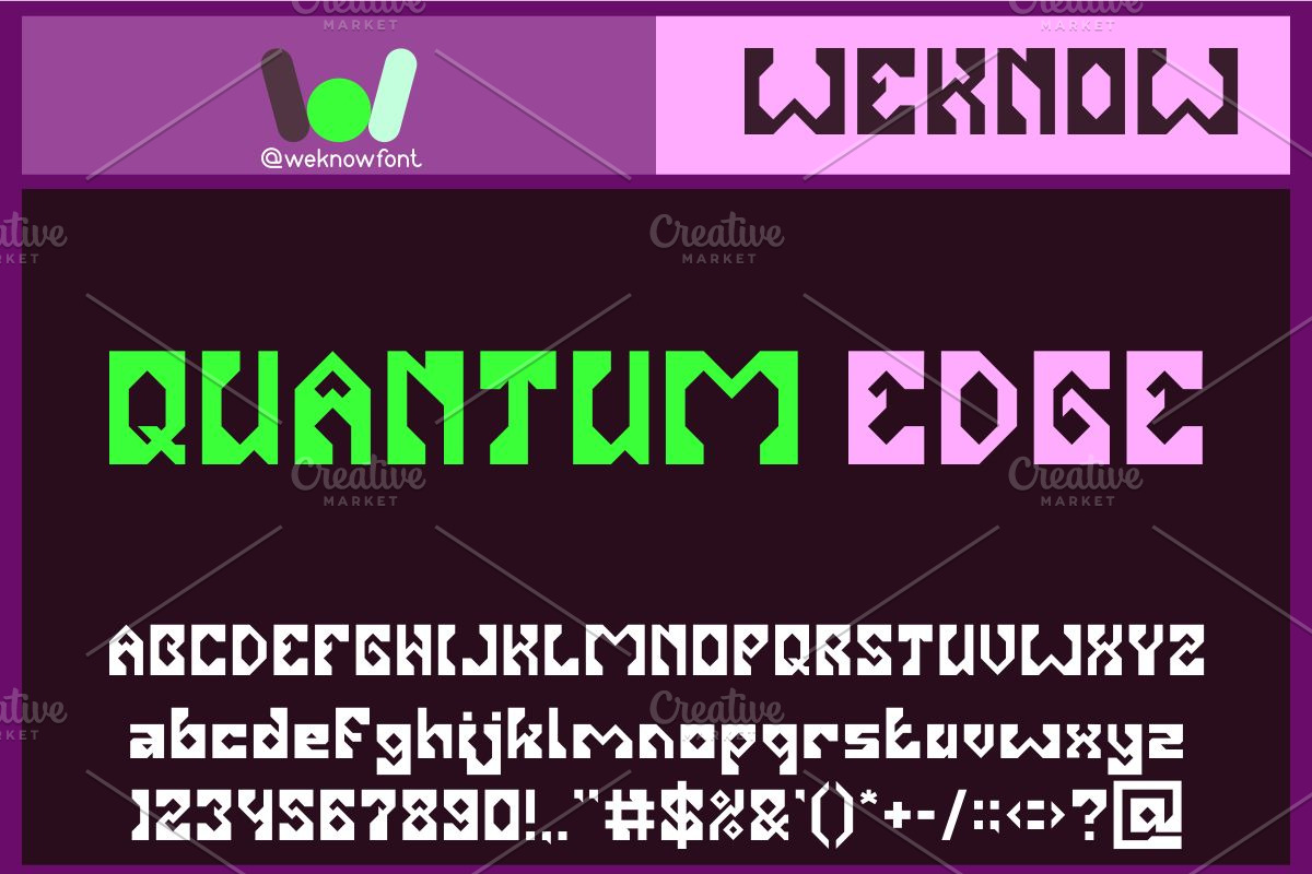 Alpha Sense font, a Font by weknow (Photo 5 of 8)