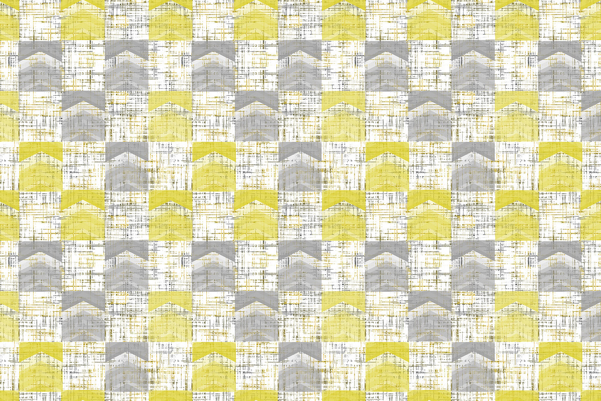 Textured Grey and Yellow Barkcloth, a Pattern Graphic by Sharon Schwalbe