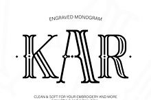Engraved Monogram