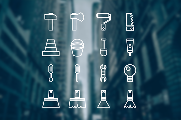 16 Building Icons