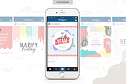 Mini Color Pop Social Media Pack, a Social Media Template by Marigold Studios (Thumbnail 4 of 5)