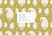 Vintage Block Prints Paisley & Motif, a Pattern Graphic by TSTUDIO (Thumbnail 3 of 10)