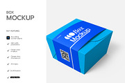 Takeaway Food Box Mockup Pack, a Packaging Mockup by graphypix (Thumbnail 5 of 15)